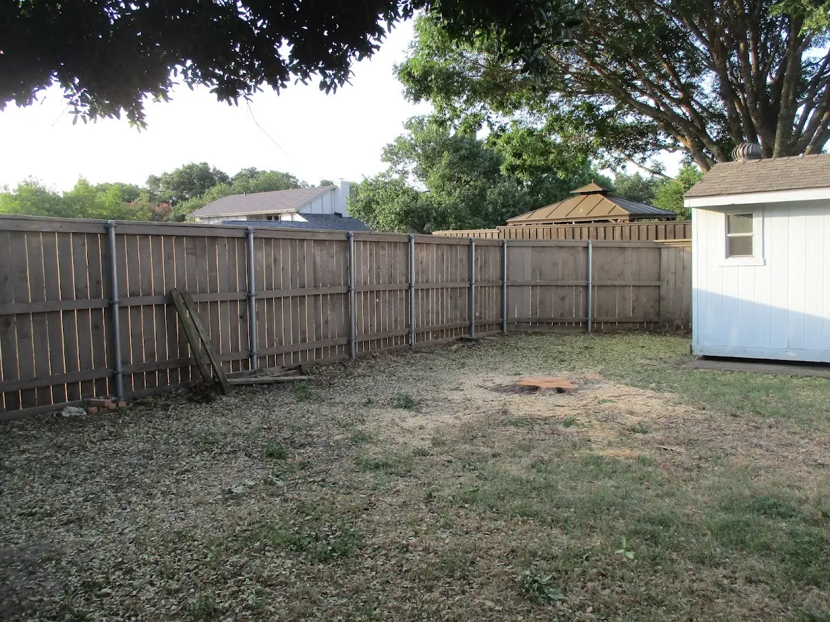 Cleared yard after professional tree removal in Bullville
